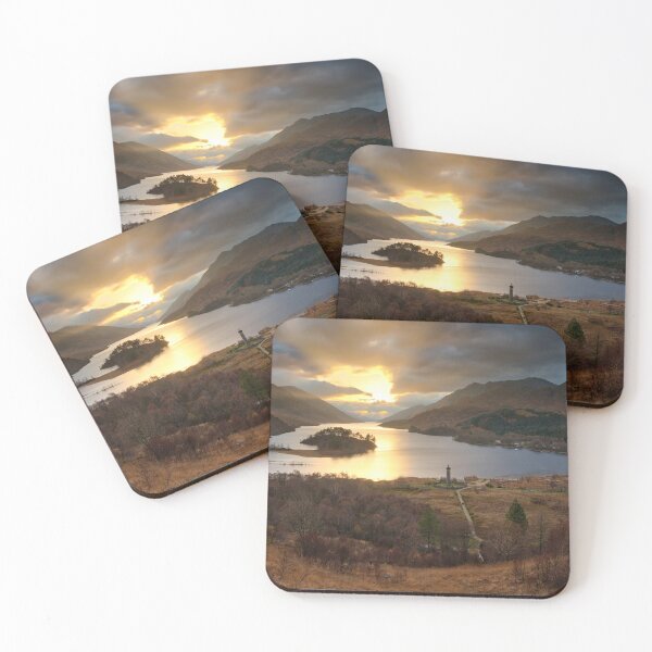 Item preview, Setting sun over Loch Shiel designed and sold by bitm2007.