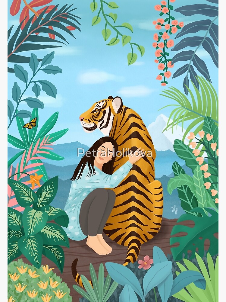 Girl with a Tiger by PetraHolikova