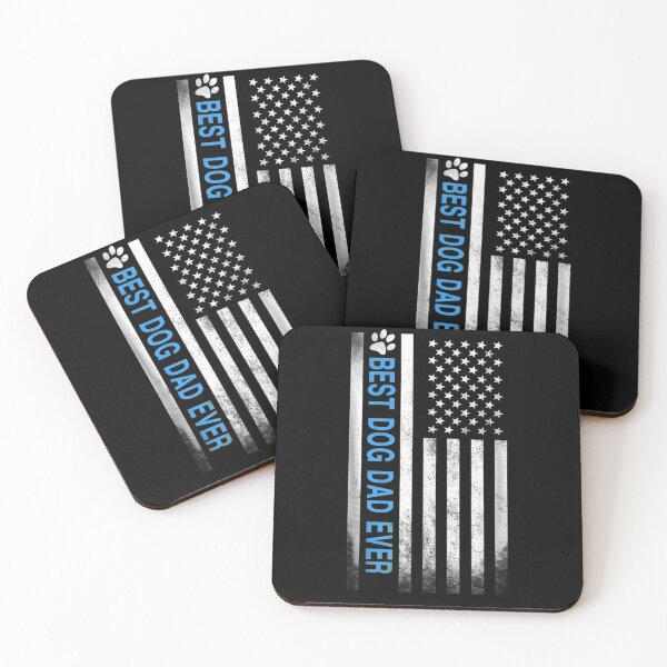 Item preview, Best Dog Dad Ever American Flag designed and sold by VioletGD20.