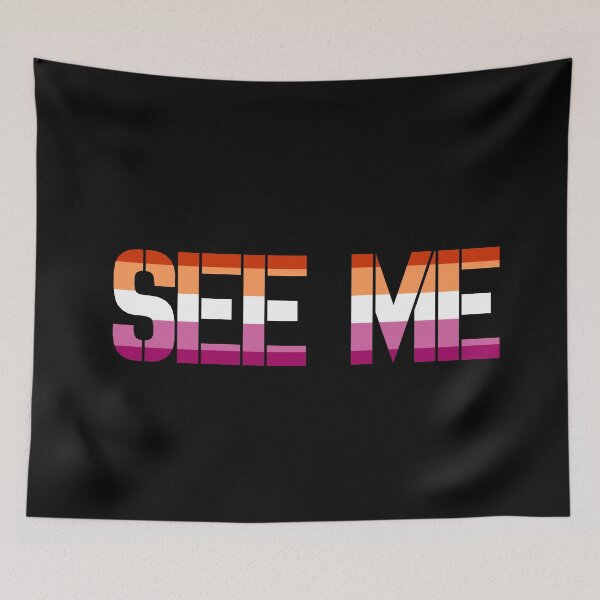 Item preview, See Me Community Lesbian Pride Stripes designed and sold by punkauracrystal.