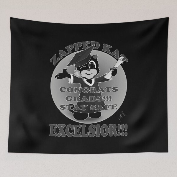 Item preview, Zapped Kat - Congrats!!! Grads Stay Safe by Swoot designed and sold by swoottees.