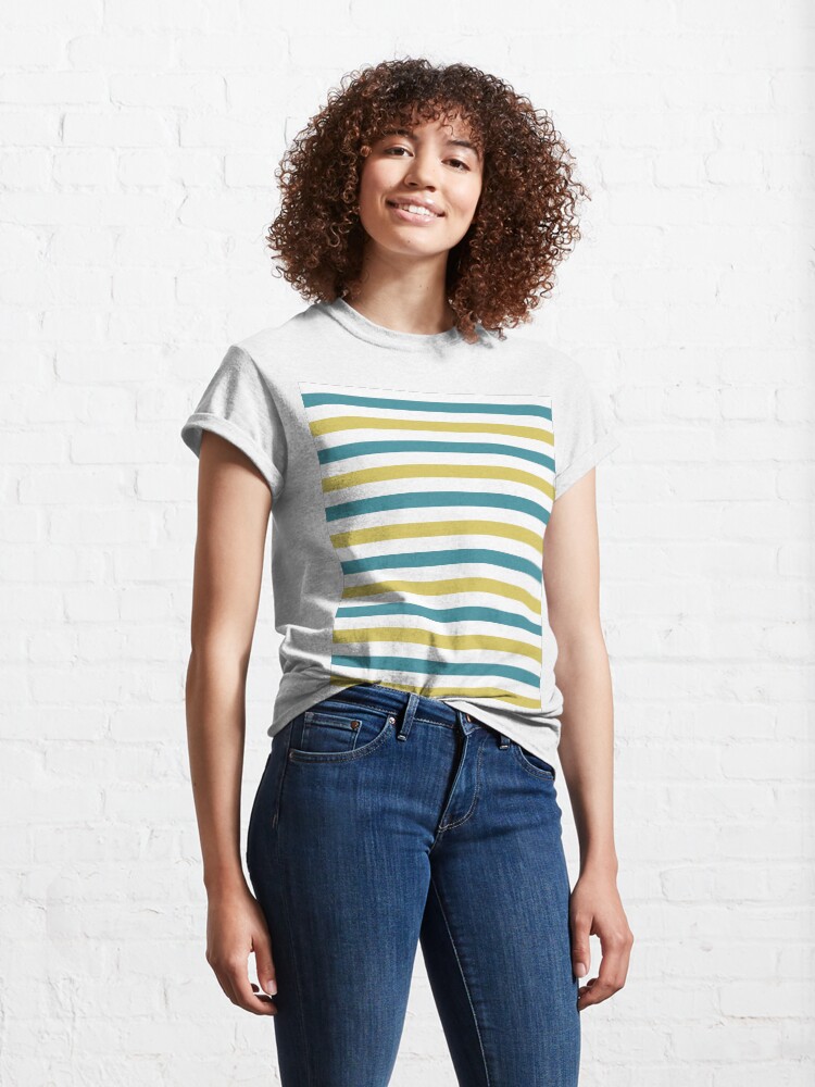 Alternate view of Summer Stripes Classic T-Shirt