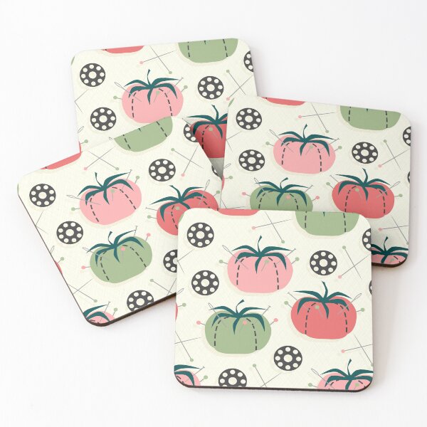 Item preview, Tomato Pin Cushions and Bobbins - Pink Lime designed and sold by studioxtine.