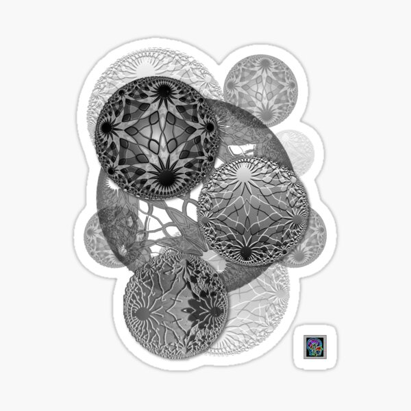 Item preview, "Bioinformatic Tiled Algorithms - GREY"© designed and sold by Lisa Clark - Thinker Collection STEM Art and MORE.