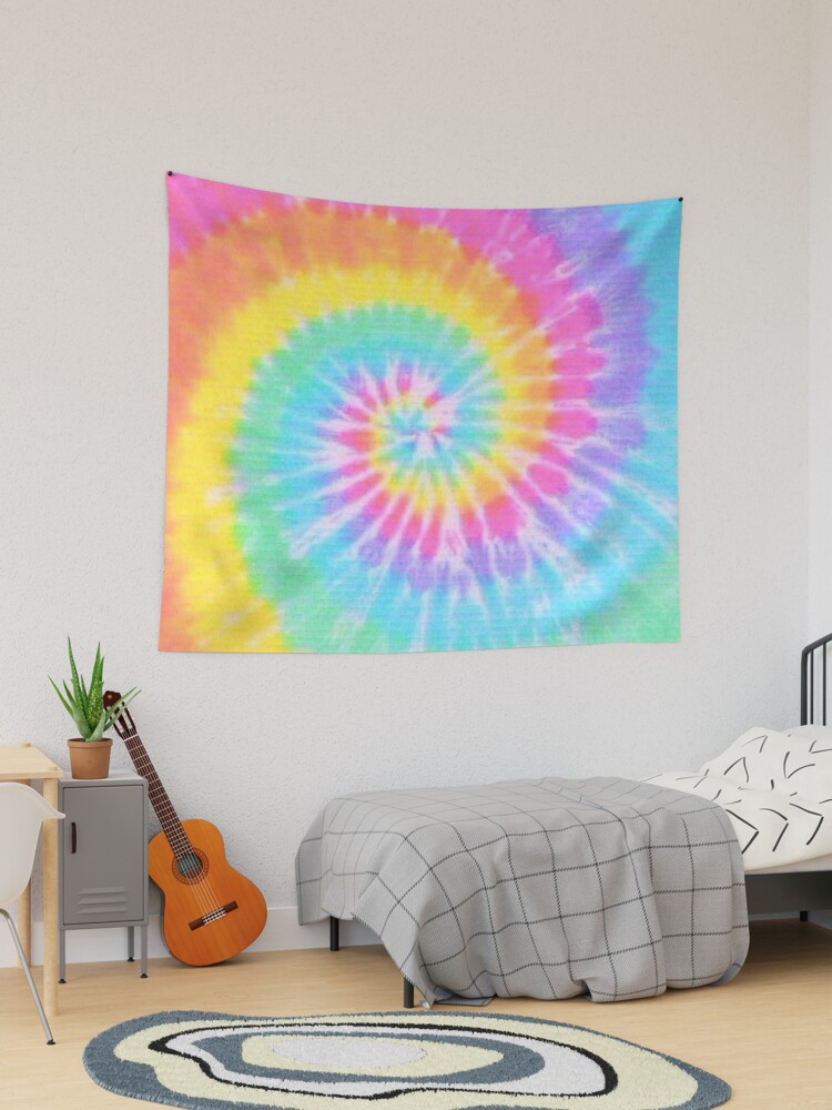 Classic Rainbow Spiral Tie Dye Greeting Card for Sale by