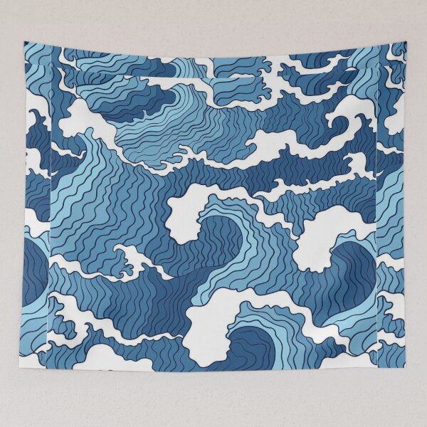 Item preview, Waves Pattern designed and sold by nataliewilsom.