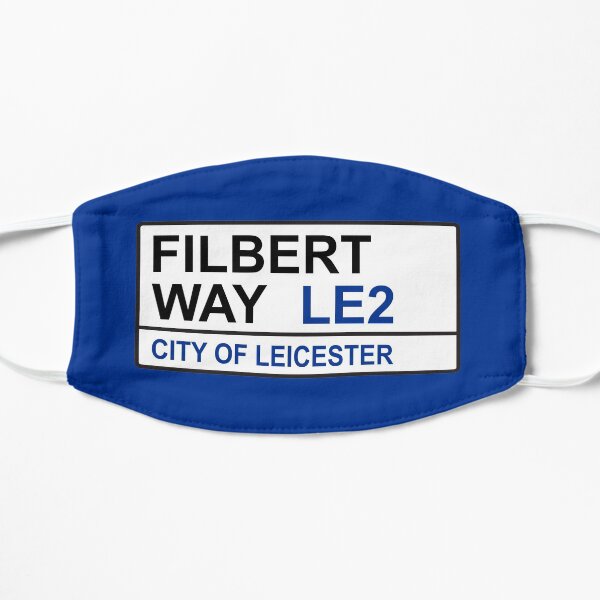 Leicester City Football Team Filbert Way Street Sign Mask