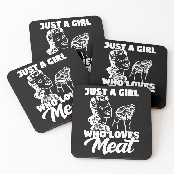 Item preview, Just A Girl Who Loves Meat Carnivore Meat Eater designed and sold by inkedtee.