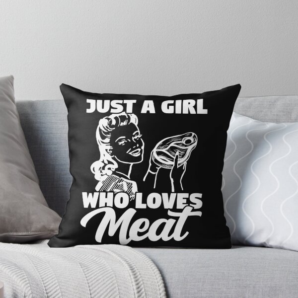 Item preview, Just A Girl Who Loves Meat Carnivore Meat Eater designed and sold by inkedtee.
