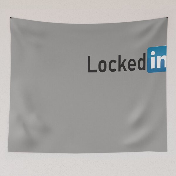 Item preview, Locked in - social distancing network Slim Fit T-Shirt designed and sold by ART ilo.