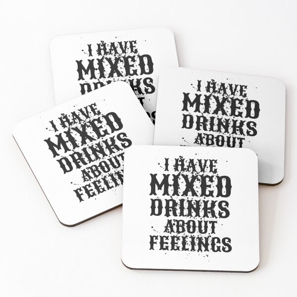 Item preview, Mixed Drinks About Feelings designed and sold by RIVEofficial.