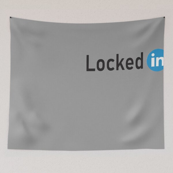 Item preview, Locked in - social distancing network Slim Fit T-Shirt designed and sold by ART ilo.