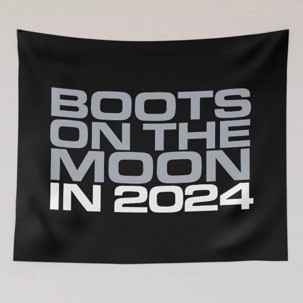 Item preview, Boots on the Moon in 2024 designed and sold by boboman13.