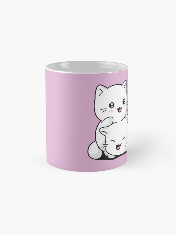 Mug à café 'Chaton kawaii' : autre vue