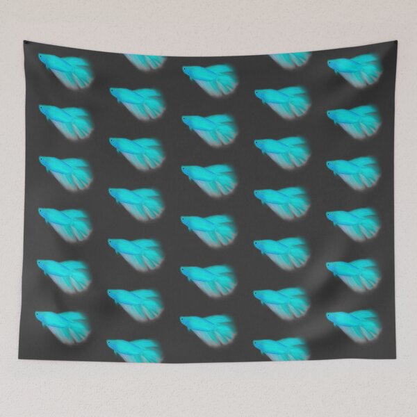 Item preview, Betta Fish Light (Neon) Blue designed and sold by Marinaaa010.