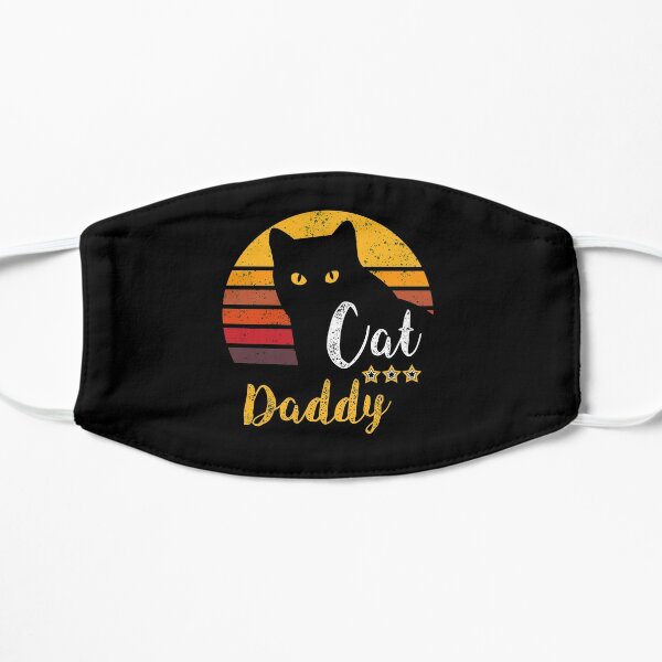 Cat Dad Face Masks Redbubble - roblox pet the cat song kitty cat dance