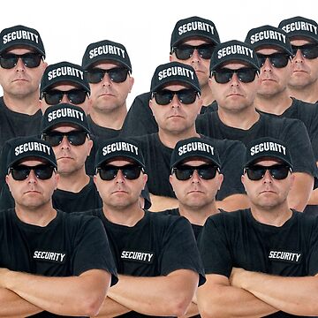 Artwork thumbnail, Lots of security guards by funkyworm