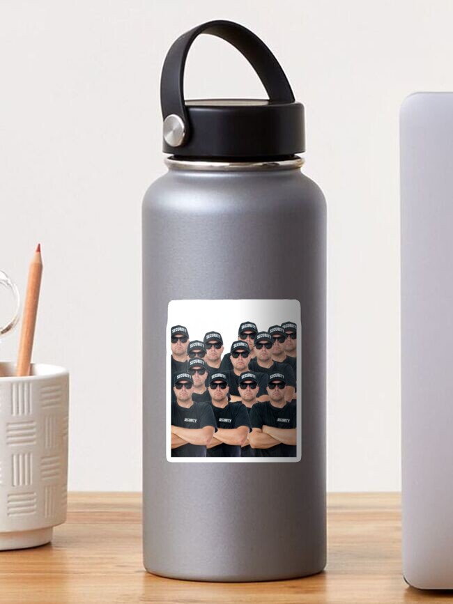 Thumbnail 1 of 3, Sticker, Lots of security guards designed and sold by funkyworm.
