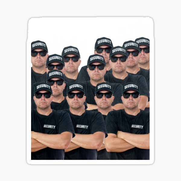 Item preview, Lots of security guards designed and sold by funkyworm.