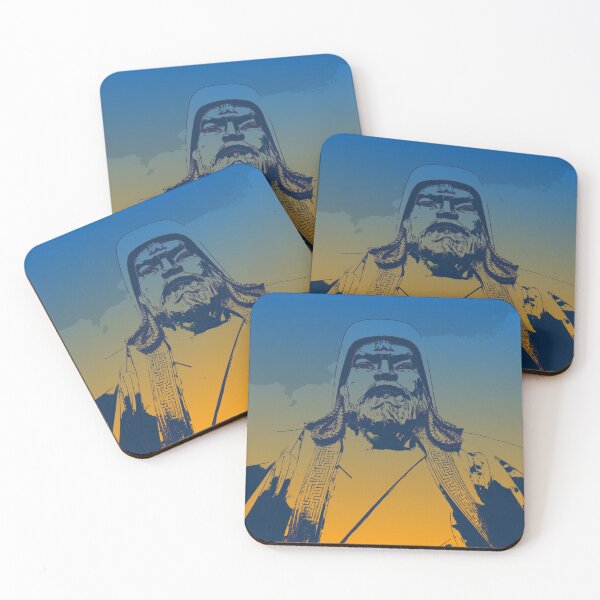 Item preview, Vaporwave Genghis Khan 4228 Ulaanbaatar designed and sold by Werewolf in the air.
