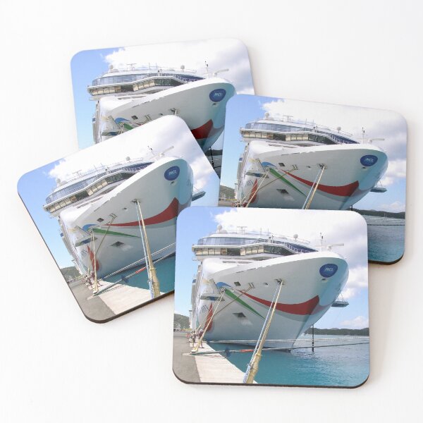 Item preview, Norwegian Dawn  tied up in St. Thomas, USVI designed and sold by Timothy Gass.