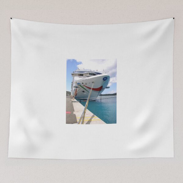 Item preview, Norwegian Dawn  tied up in St. Thomas, USVI designed and sold by Timothy Gass.