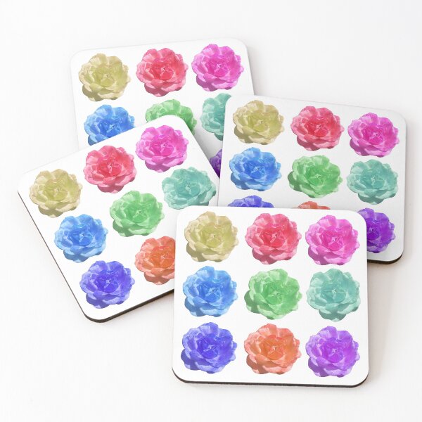 Item preview, Colourful Roses flower bloom design designed and sold by luvvvvvit.