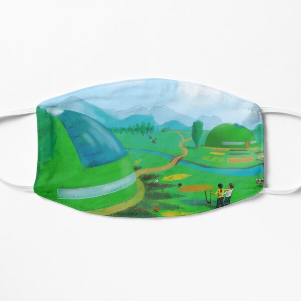 Futur Solarpunk Masque sans plis