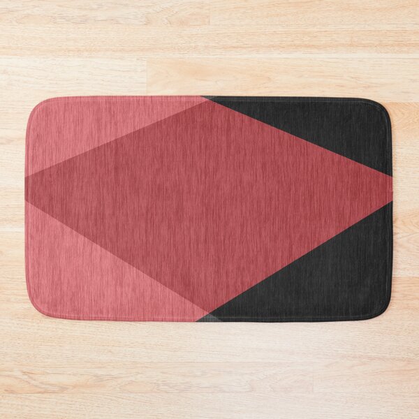 Item preview, Red gray geometric trendy pattern designed and sold by fuzzyfox.