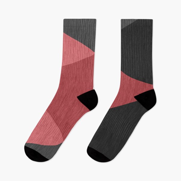 Item preview, Red gray geometric trendy pattern designed and sold by fuzzyfox.