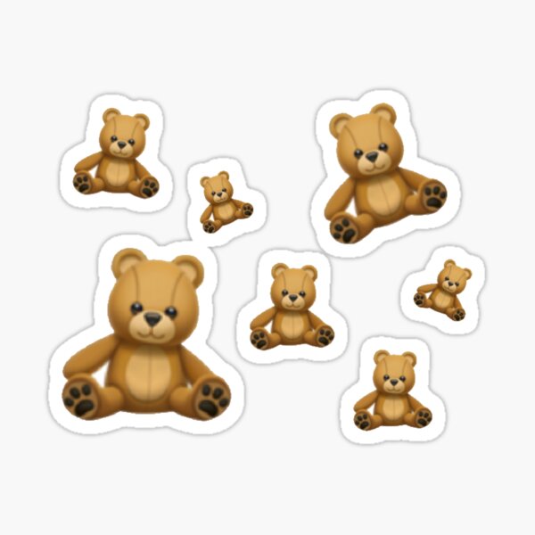 small teddy bear stickers