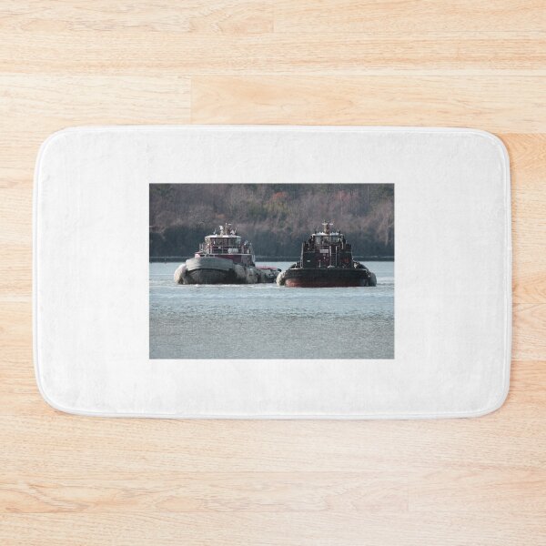Item preview, Two Tugs on the York River designed and sold by Timothy Gass.