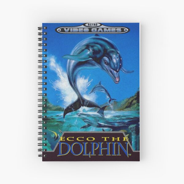 Ecco the Dolphin - Retro Video Games Spiral Notebook