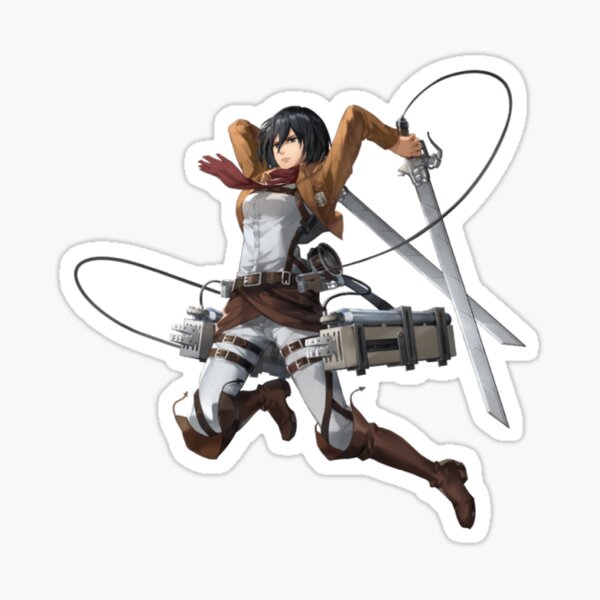 Mikasa - Ataque a titanes Pegatina