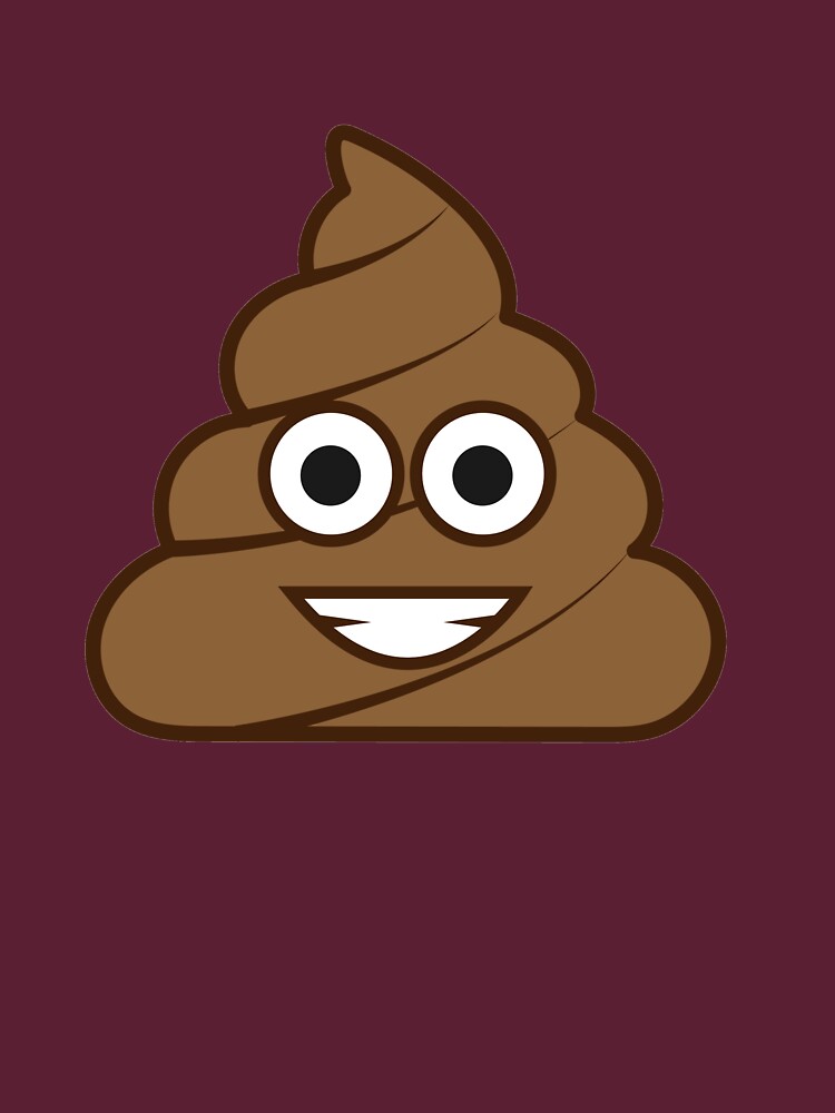Disover Poop Happy Emoji T-Shirt