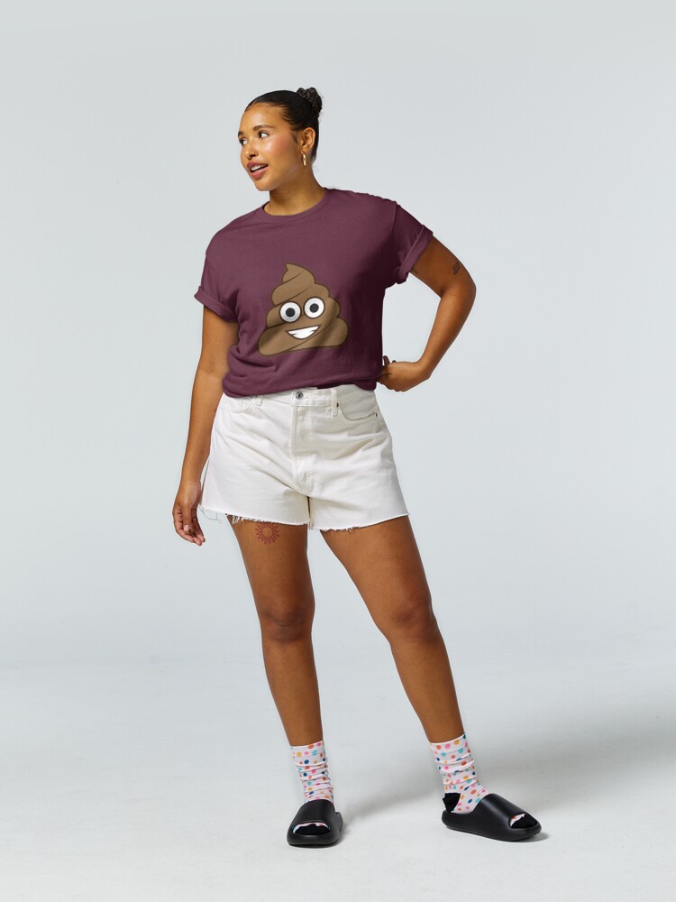 Discover Poop Happy Emoji T-Shirt