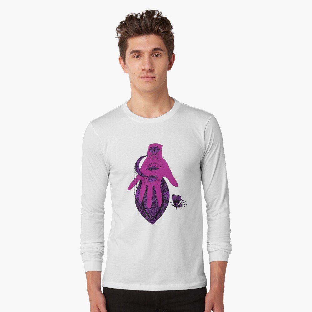 Aperçu de l'œuvre T-shirt manches longues créée et vendue par atelierdeceza.