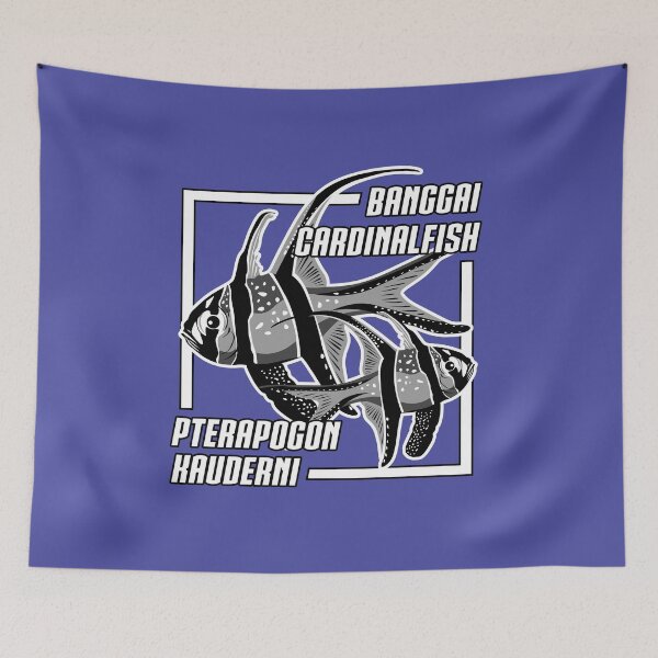 Item preview, Banggai Cardinalfish Pterapogon kauderni b/w - Tropical Ornamental Aquarium Fish designed and sold by TheAplus.
