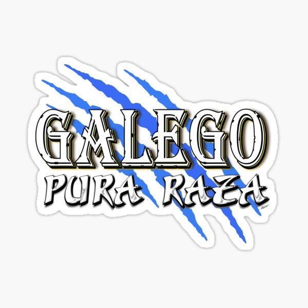 Galego de Pura Raza. Galicia. Pegatina