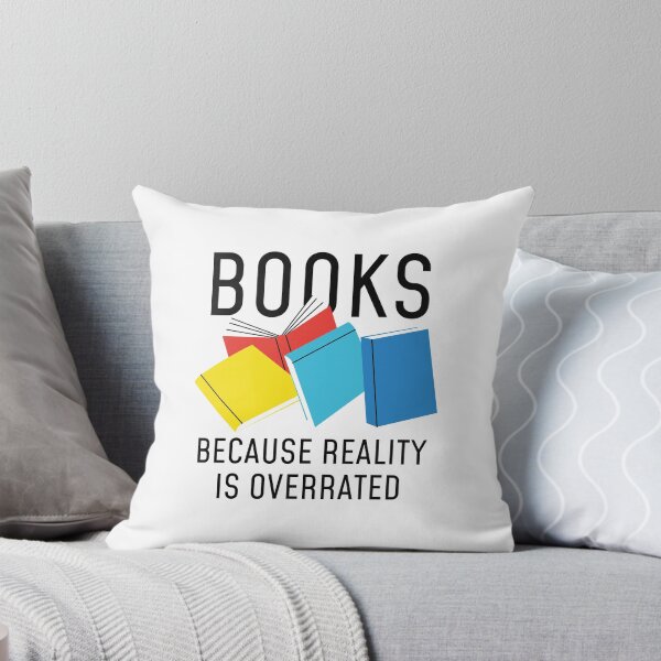 Aperçu de l'œuvre La réalité des livres surestimée créée et vendue par LuckyFoxDesigns.