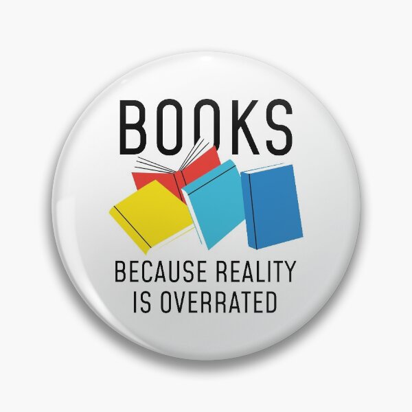 Aperçu de l'œuvre La réalité des livres surestimée créée et vendue par LuckyFoxDesigns.