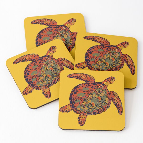 Item preview, Turtles four  designed and sold by AndyWorthyArt.