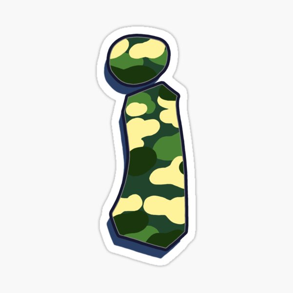 Letter i - Camo Sticker