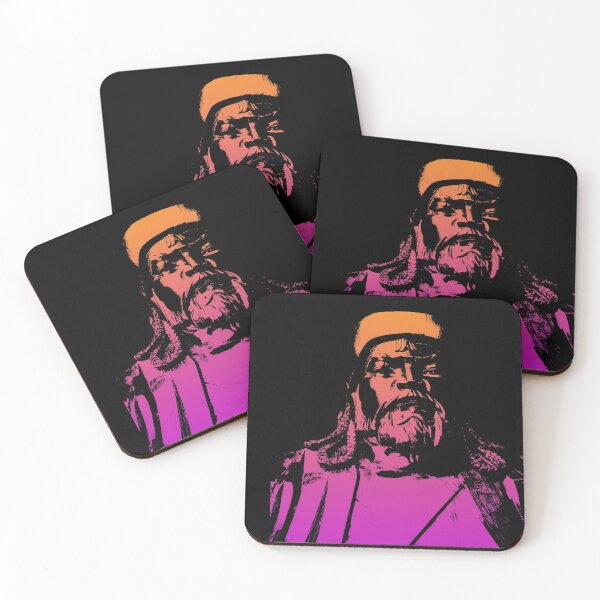Item preview, Vaporwave Genghis Khan 4212 Ulaanbaatar designed and sold by Werewolf in the air.
