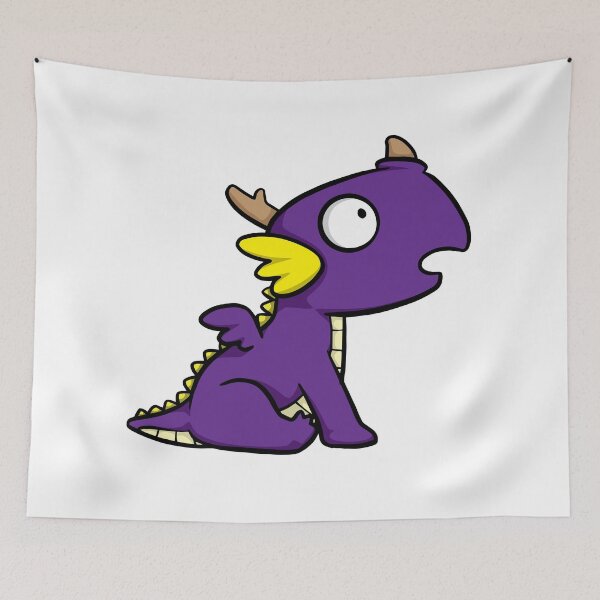 Item preview, Cute baby purple dragon designed and sold by maipadpro.