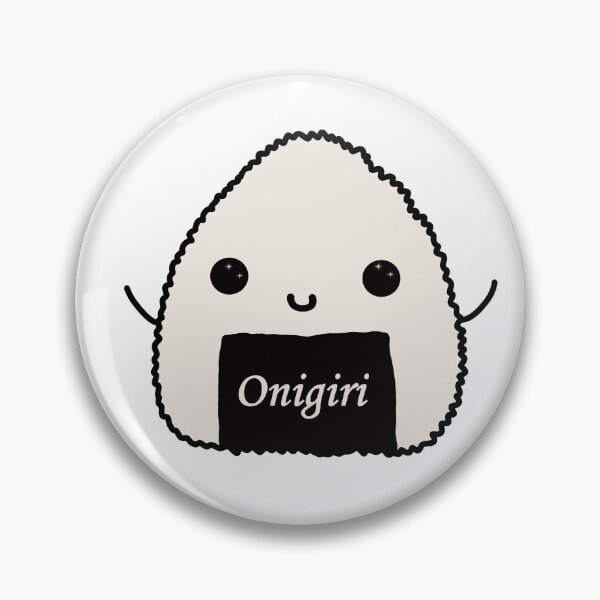 Item preview, Onigiri kawaii with text designed and sold by BreadCrumbBird.