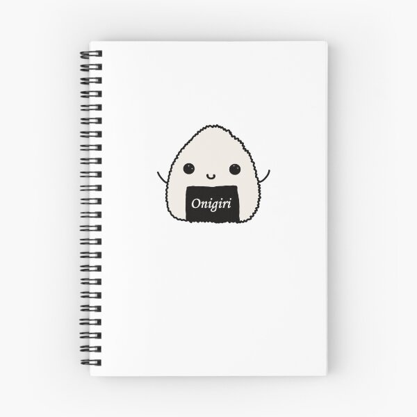 Item preview, Onigiri kawaii with text designed and sold by BreadCrumbBird.