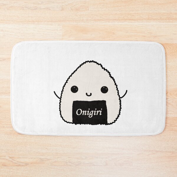 Item preview, Onigiri kawaii with text designed and sold by BreadCrumbBird.