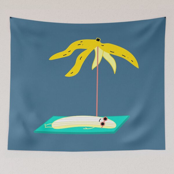 Item preview, Banana with a parasol designed and sold by spontania.