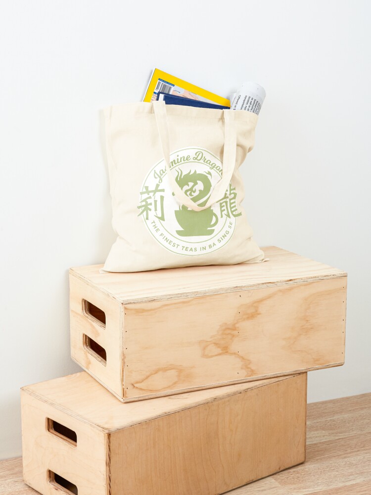 Alternate view of Jasmine Dragon Ba Sing Se Sticker Tote Bag